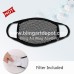 Fashion Iron on Scatter Full Stones Face Mask Cotton Mask Wholesale